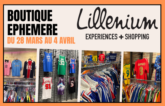 Football shirt vintage s'installe à Lillenum du 28 mars au 18 Avril