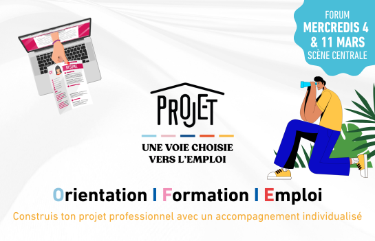 Forum emploi les 4 & 11 Mars à Lillenium, centre commercial à Lille.