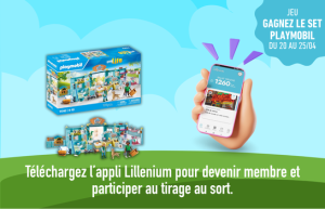 Grand jeu concours à l'occasion du Playmoshow à Lillenium, centre commercial à Lille