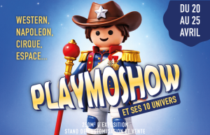 Le playmoshow s'installe à Lillenium, centre commercial à Lille durant les vacances de Pâques