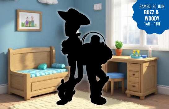 A l'occasion de la sortie du cinquième opus de Toys Story, Buzz et Woody seront présents le samedi 10 Juin à Lillenium, centre commercial à Lille.