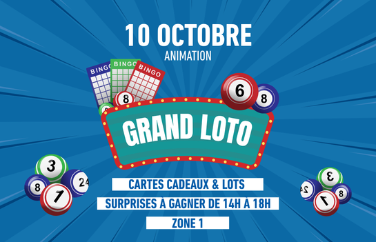 Lillenium, centre commercial à Lille, organise un grand loto caritatif samedi 10 Octobre