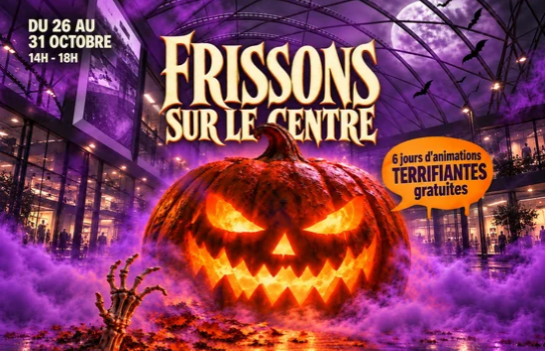 À l'occasion des vacances de la Toussaint 2026, Lillenium, centre commercial à Lille, vous propose de nombreuses animations pour Halloween.